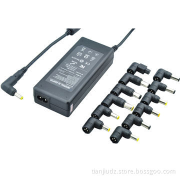 CE Approved from SGS 90W Universal13 Tips Connectors, Auto-Voltage Laptop Charger